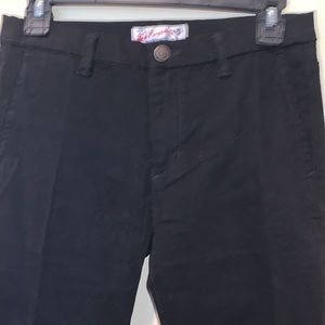 Vintage Genuine Red Engine Black Electra Trouser Mid Waist Slim Size 27